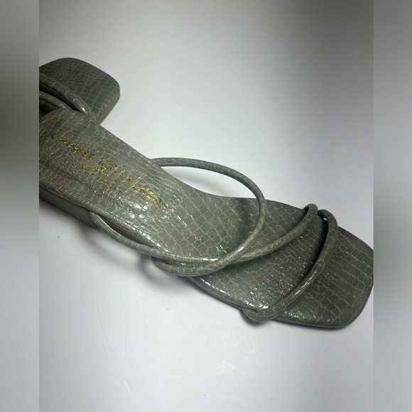 VEGAN LEATHER SANDALS - Picture 1 of 5